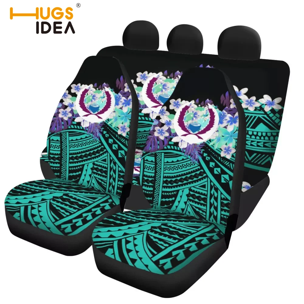 

Full Set Car Interior Gradient Polynesia Pohnpei Printed Car Seat Covers for Ladies Female Cars Protector Customize Seat Cover
