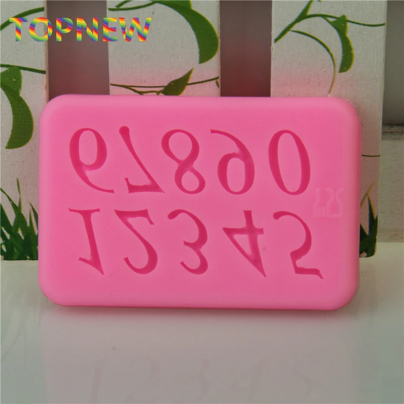 0 9 мини цифры 3D силиконовая форма обеденная панель антипригарная для украшения