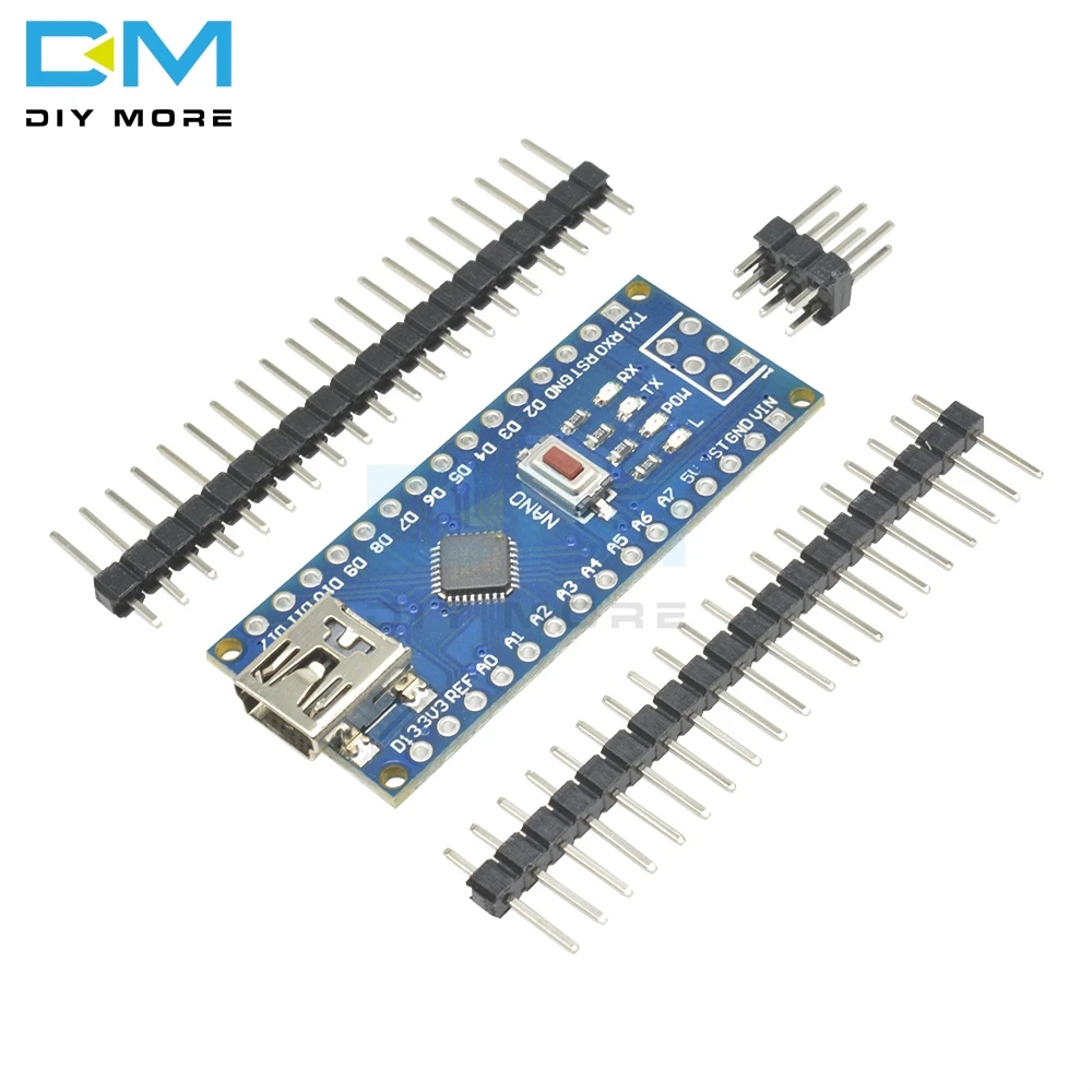 Контроллер Nano 3 0 V3.0 совместимый с Arduino CH340 CH340G плата ATmega328 без кабеля комплект для