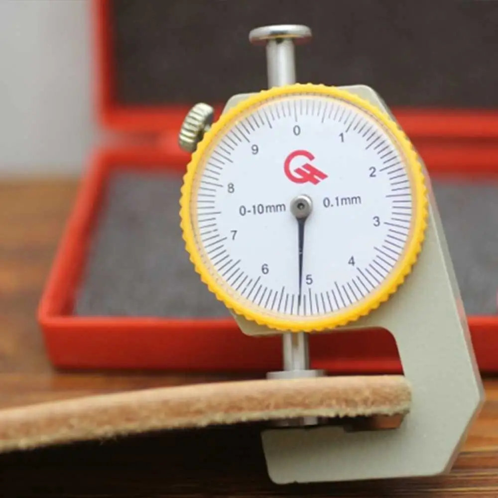 Индикатор циферблата 0-10 мм карманный измеритель толщины измерительный