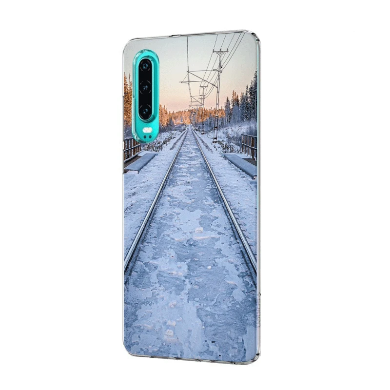 Чехол для мобильного телефона huawei P30 P20 P10 P9 P8 P Sart Z Lite Pro, Жесткий Чехол для поезда