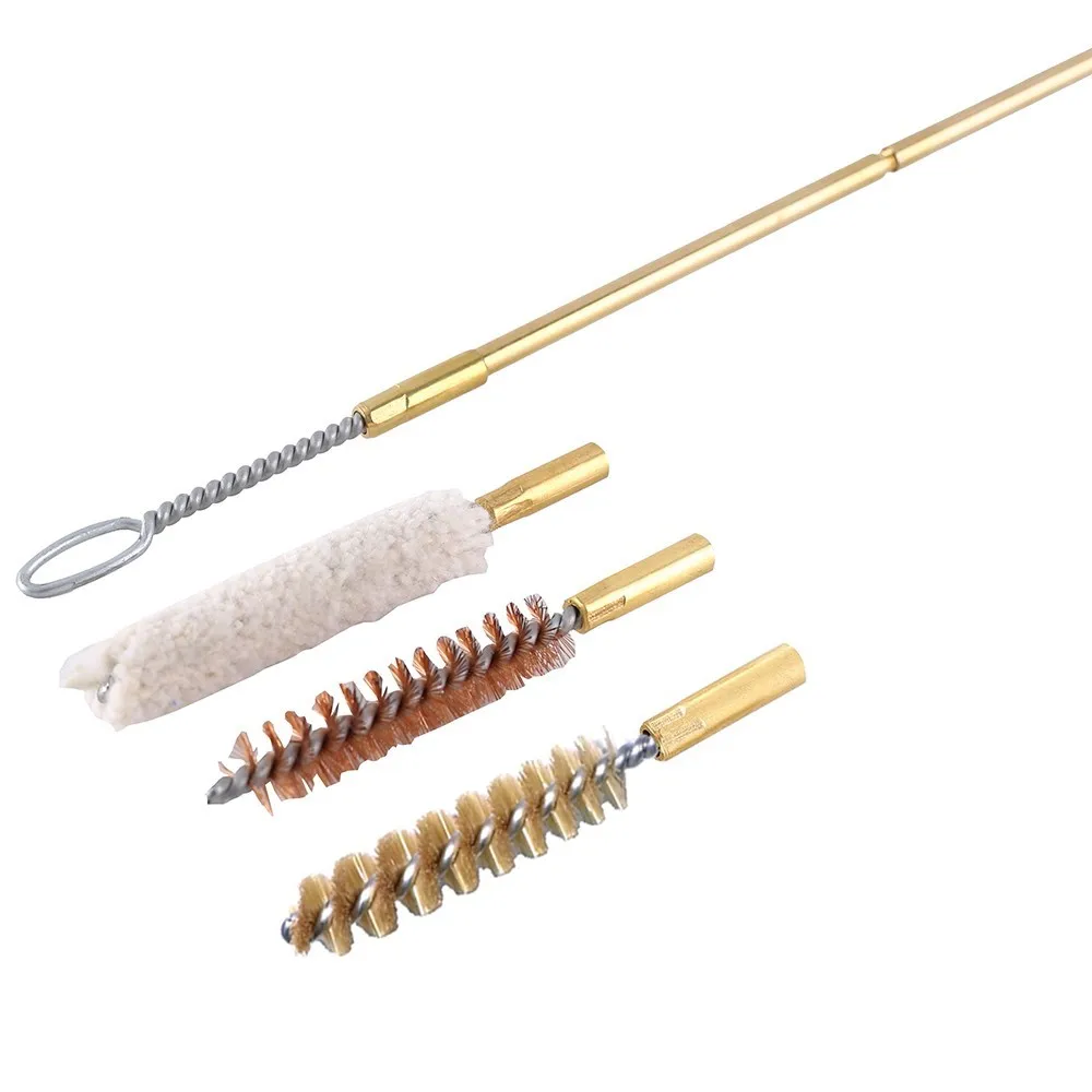 7 шт. набор для чистки тактического пистолета очиститель щетка Cal.38/357/9 мм очистки