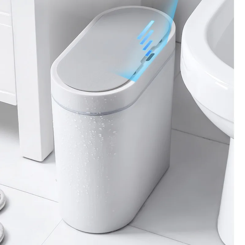 

Умный сенсорный мусорный бак XiaoGui, Электронная автоматическая Бытовая ванная комната, туалет, водонепроницаемый узкий шов
