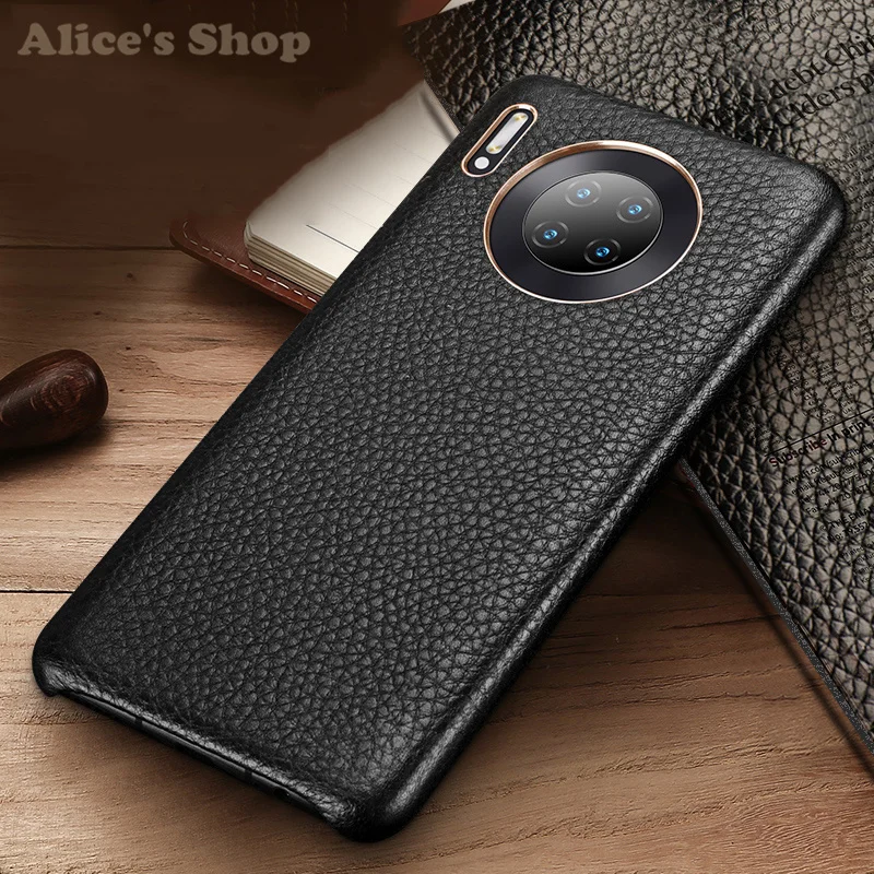 Чехол XOOMZ для Huawei Mate 30 Pro Роскошный чехол из натуральной кожи задняя крышка 30/