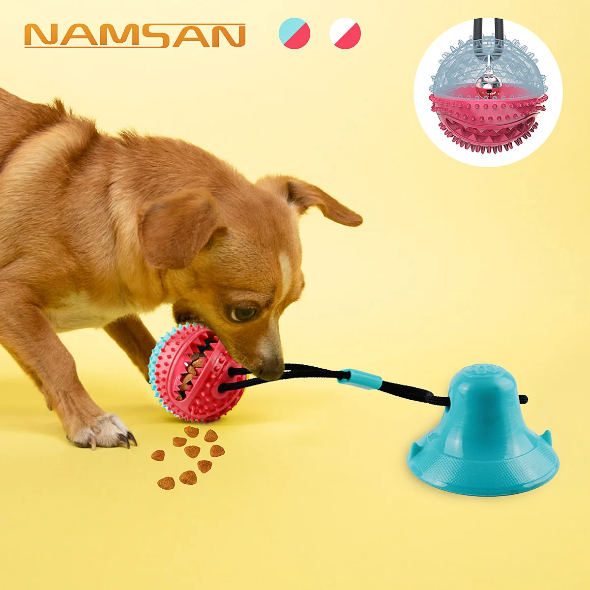 Резиновая питомца собаку игрушка присоска веревка для буксировочного судна