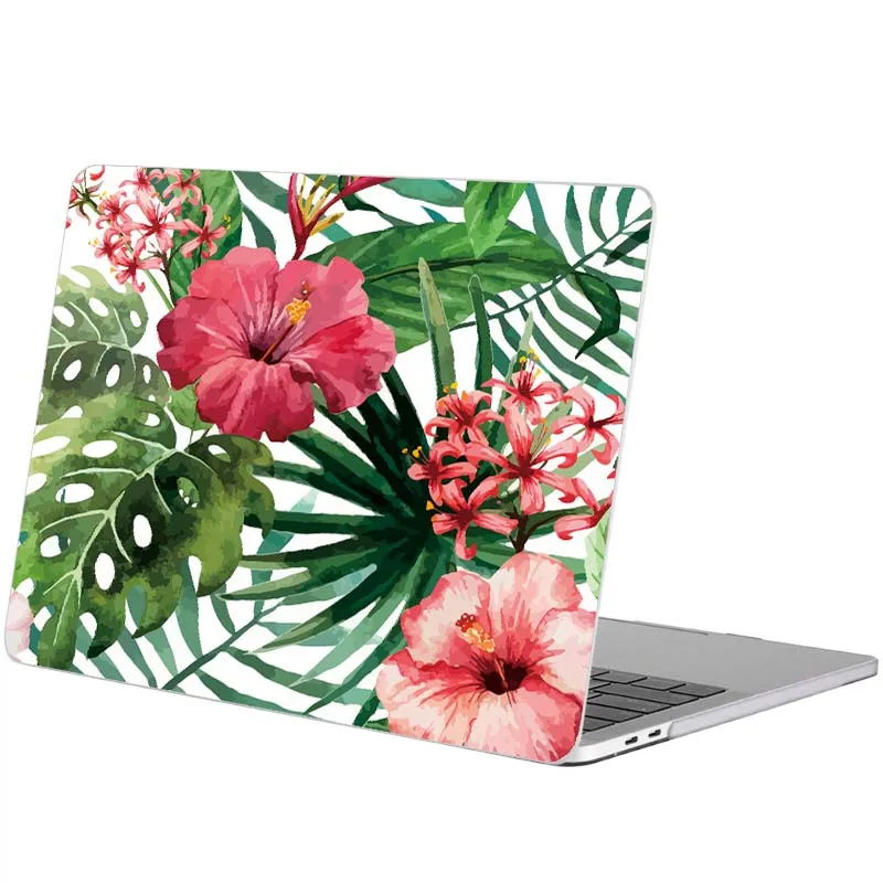 Наклейка для ноутбука с Тропическими Цветами стикер MacBook Air 11 13 Pro 16 Retina 12 15 дюймов защитная обложка HP Mac