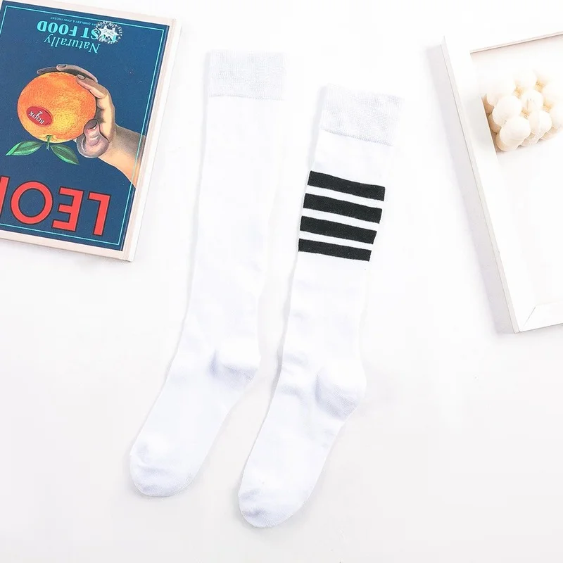 

Striped Woman Socks Asymmetry Women Sock Creative Casual Cotton Sox Girls Solid Color Spring Summer Trendy Korean Calcetines