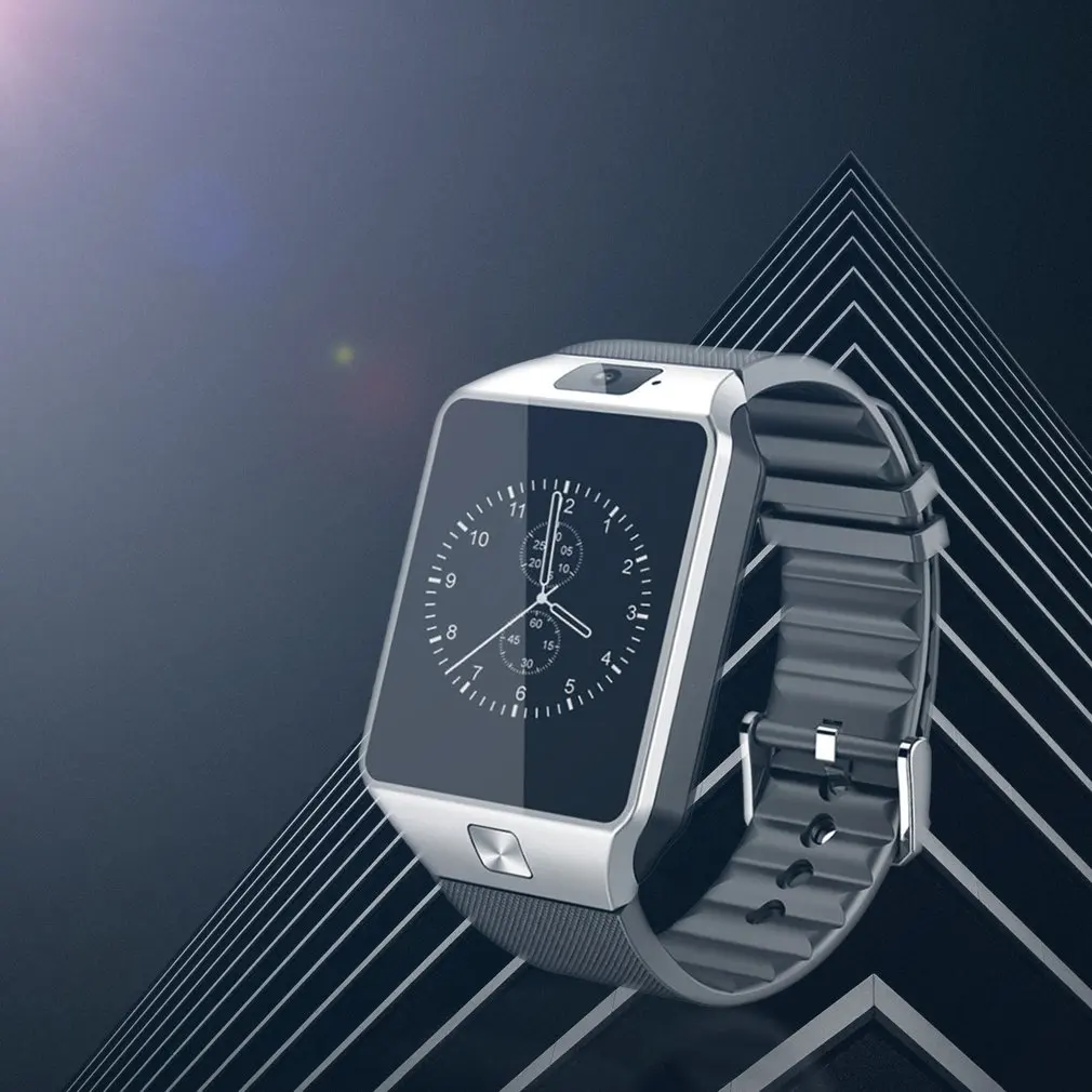 Dz09 высокочувствительные водонепроницаемые Смарт-часы мобильный телефон камера