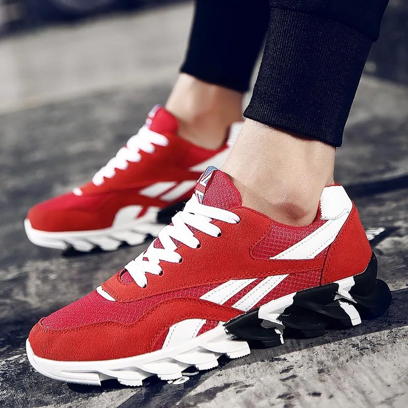 Мужские сетчатые кроссовки дышащая повседневная обувь нескользящая прогулочная