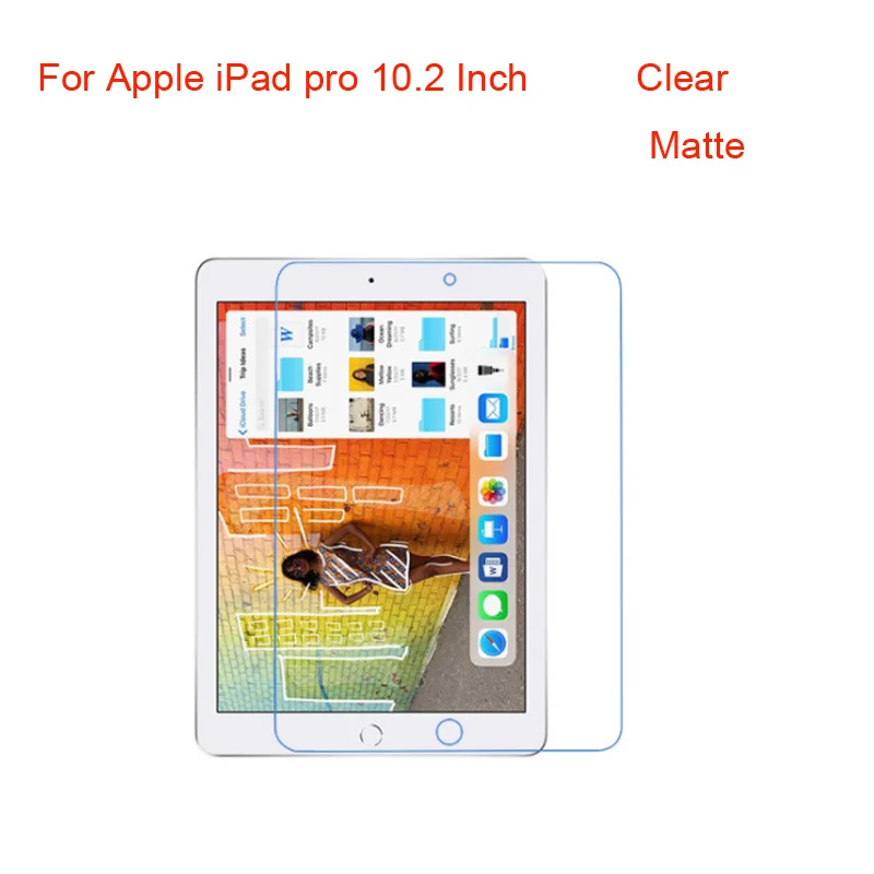 5 шт./Лот HD Прозрачная/матовая Защита экрана для Apple iPad pro 10 2 дюйма 2020|Защитные