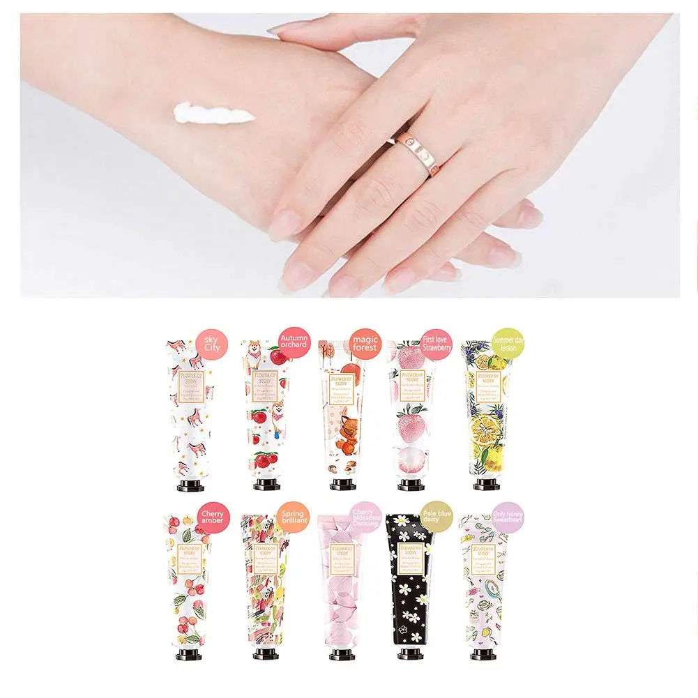 Зимний крем для рук с фруктами и цветами 300 мл 10 шт. |