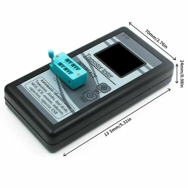 Multi-purpose Transistor Tester 1.8in TFT LCD Diode Thyristor Capacitance Resistor Inductance ESR LCR Meter Color Display | Инструменты