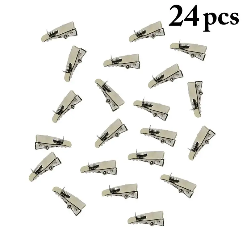 

Зажим «крокодил» 24 шт., многоцелевой металлический зажим «крокодил» «сделай сам» для рождественской вечеринки, декоративные принадлежност...