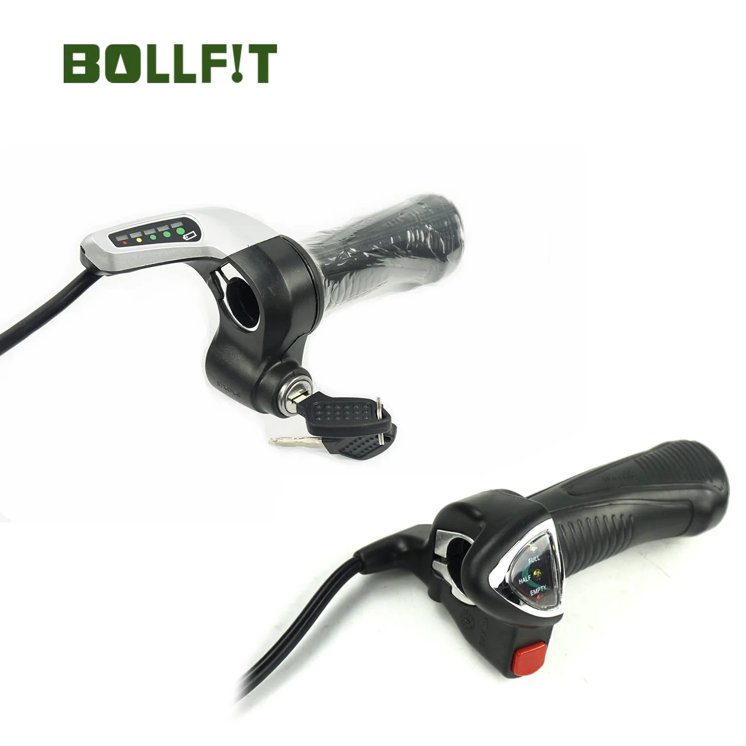 BOLLFIT заслонка электроскутера Wuxing 62DX 57DX твист Дроссельный Электрический Дроссельный регулятор для велосипеда ручка с батареей индикатор блокировки 5PIN