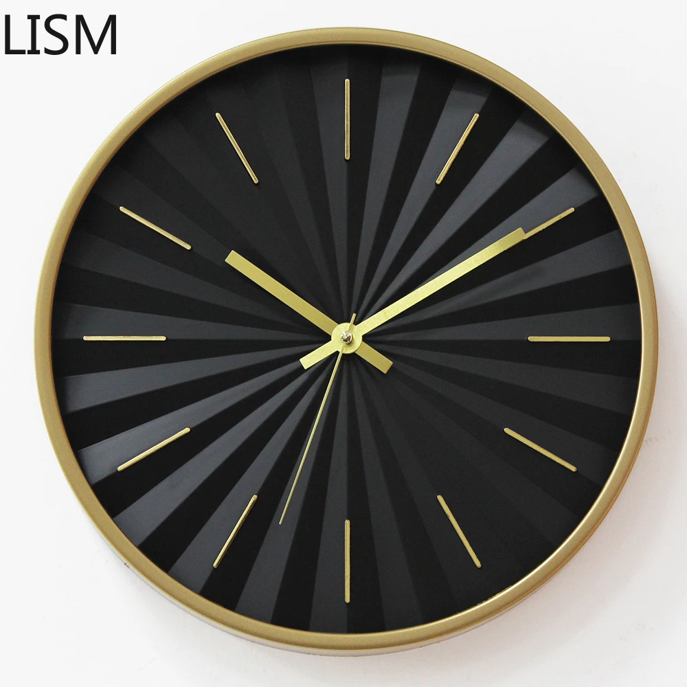 

wall clocks home decor Modern wall clock creative round wall watch silent clock living room bedroom silent decoration wall clock