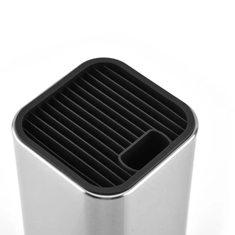 Держатель для ножей из нержавеющей стали подставка хранения кухонная режущих инструментов органайзер