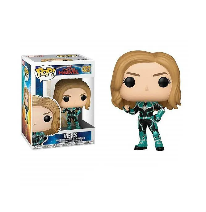 Funko POP Оригинальная кукла Капитан Marvel Кэрол данверс экшн-фигурка дети малыш