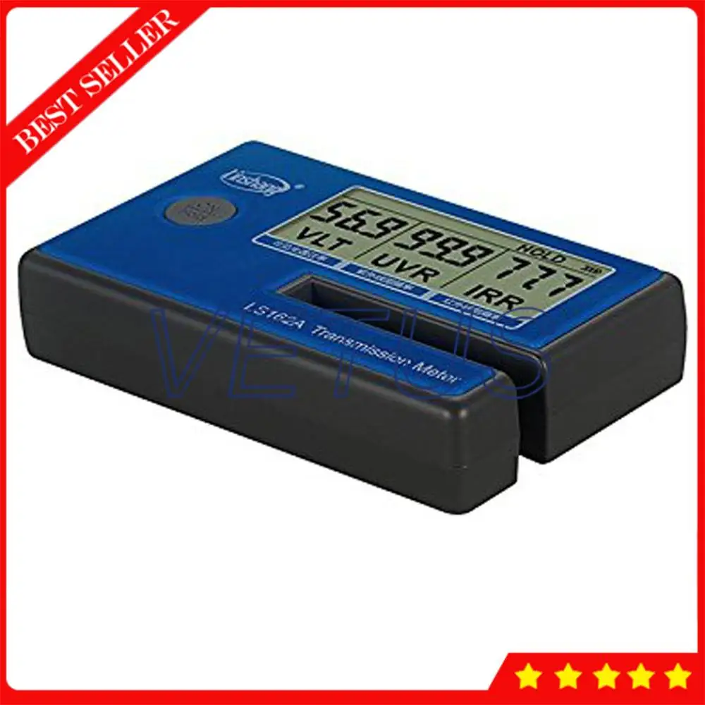 LS162A Тонировка окон измеритель передачи стекла тестер солнечной пленки с видимым