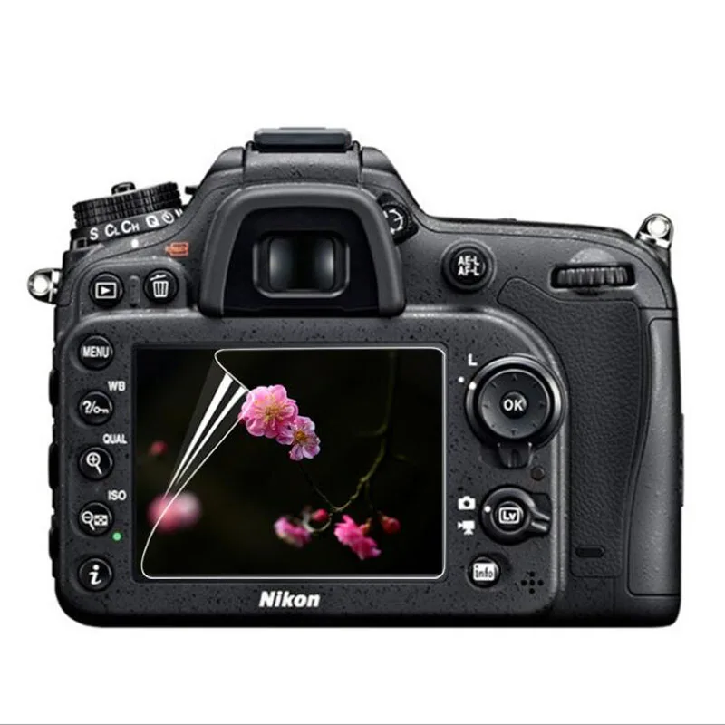 Защитная пленка для ЖК-экрана, Прозрачная мягкая ПЭТ-пленка для Nikon D4S, D5, D500, D600, D610, D7100, D7200, D750, D780, D800, D800E, D810, D850, 3 шт.