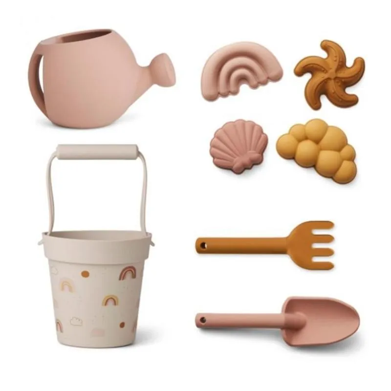 

Children Beach Baby Toys Slicone Summer Digging Sand Tool With Shovel Water Game Play Outdoor Toy Sandbox Set Kids Sand Toys
