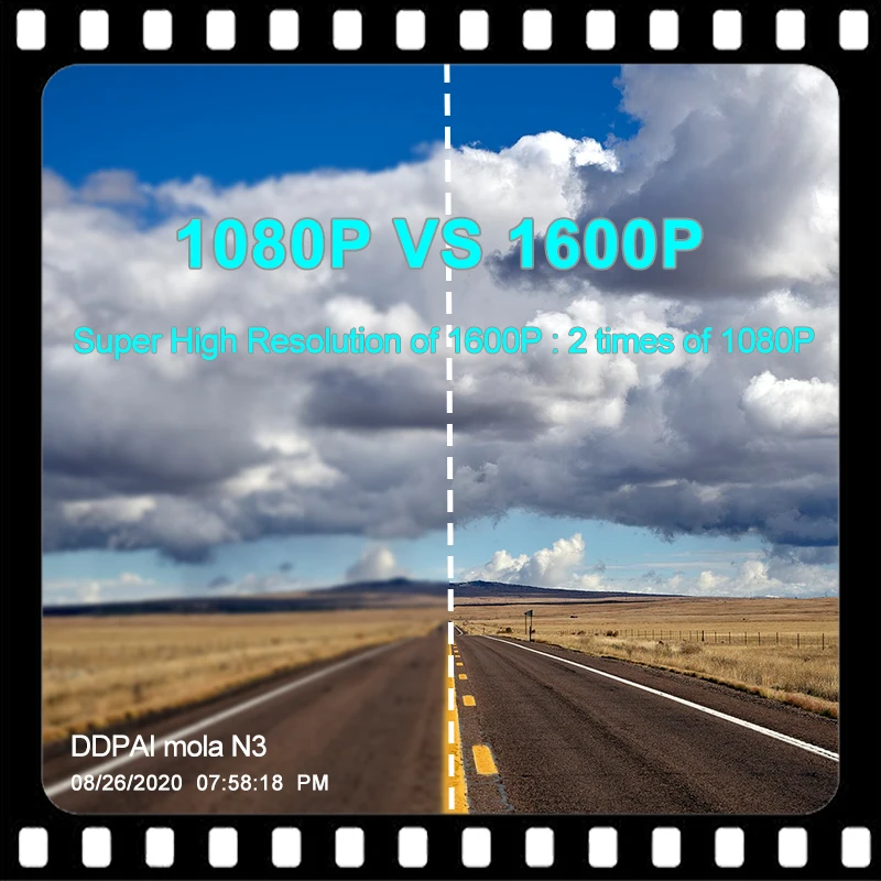 $59.99 DDPAI Dash Cam Mola N3 1600P HD GPS Vehicle Drive Auto Video DVR 2K Android Wifi Smart Connect Car Camera Recorder 24H Parking