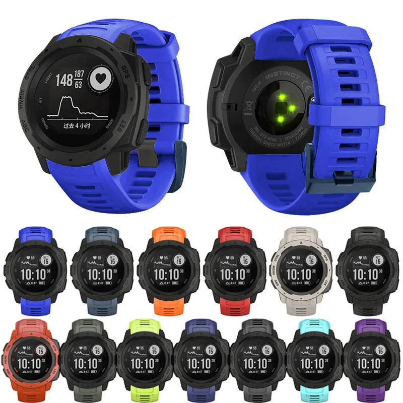 Ремешок для часов Garmin силиконовый ремешок 22 мм|Смарт-аксессуары| |