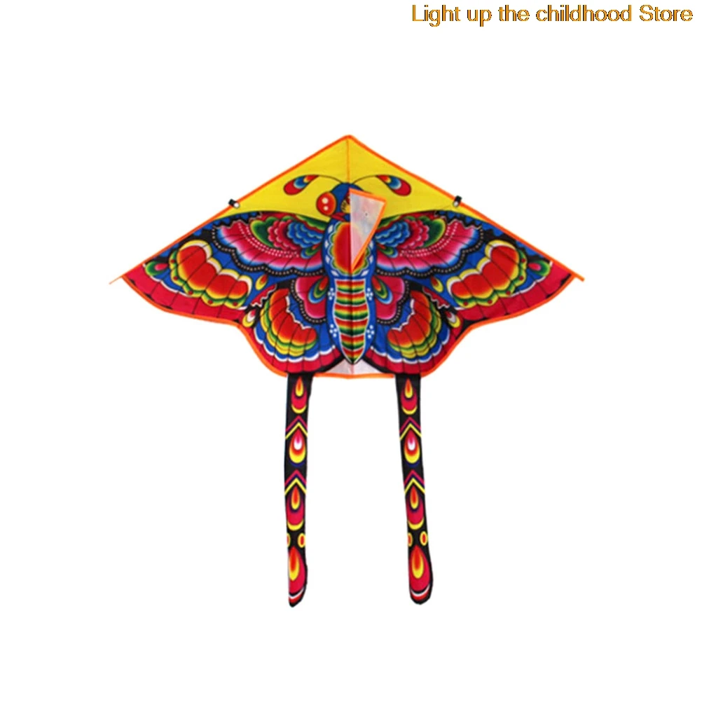 

1Pcs 50cm Traditional Butterfly Kite Colorful Butterfly Styles Medium Foldable Kite Recreation Outdoor Toys For Kids Random New