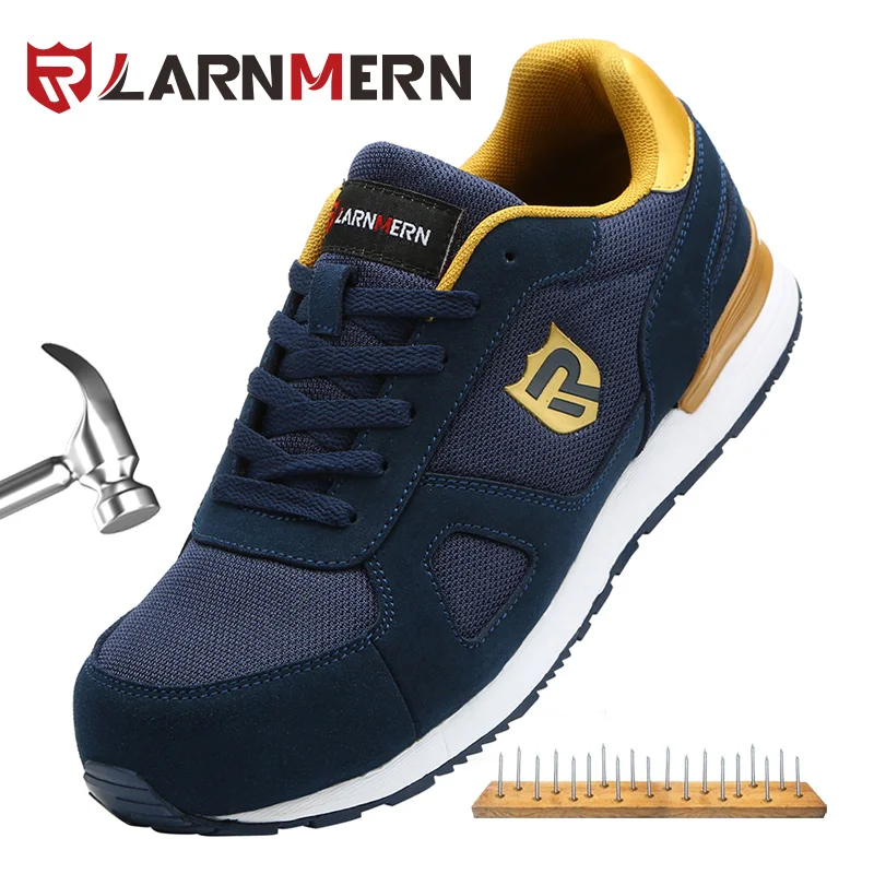 Мужская Рабочая безопасность защитные промышленные ботинки легкая дышащая