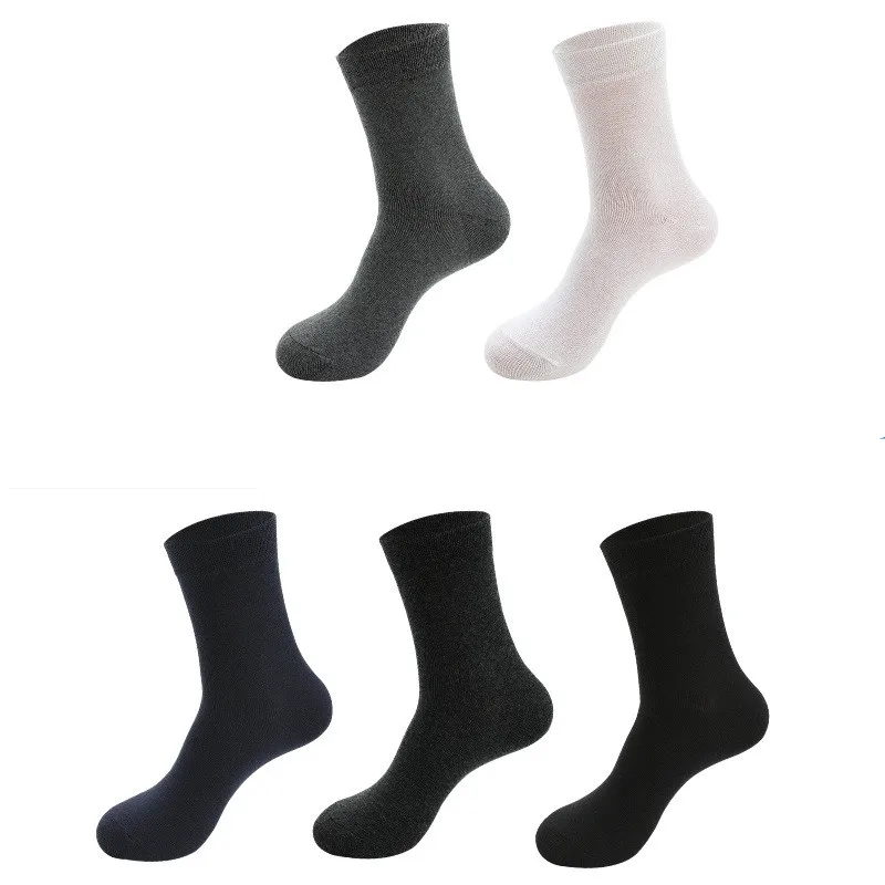 

5 Pairs Mens Socks Business Autumn Summer Socks Classic Mesh Breathable Cotton Men Short Sock Male Socks EU 39-45 Meias