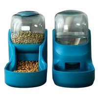 automatic pet feeder water dispenser high capacity pet feeder waterer for cats dogs space cat dog food water container