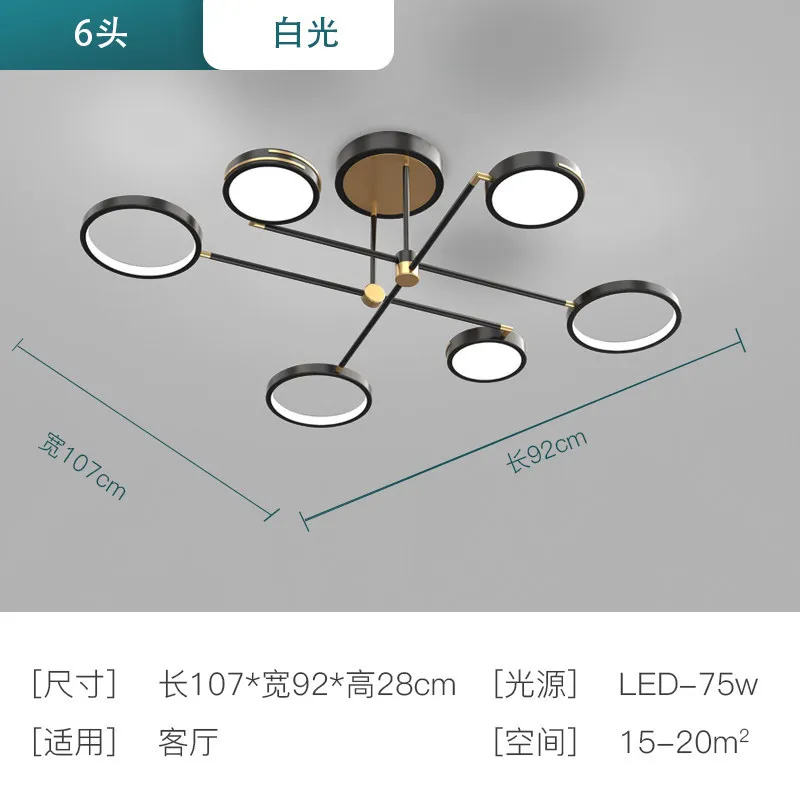 

Nordic s lampara de techo lampara led