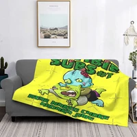 zombie subs 1 blanket bedspread bed plaid blankets beach towel hooded blanket receiving blankets