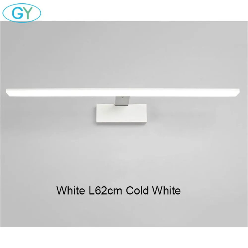 Black White New Slim Design LED Wall Lamps For Cabinet Bathroom Bedside Modern Mirror Front Light Lights AC220V 110V | Лампы и