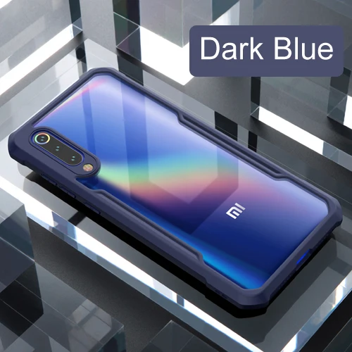 Dark Blue-No Ring Для Xiaomi mi 9 mi 9 чехол для телефона XUNDD роскошные подушки безопасности противоударный 360 полная защитная задняя крышка для Xiaomi mi 9 Lite чехол Capa - Цвет: Dark Blue-No Ring