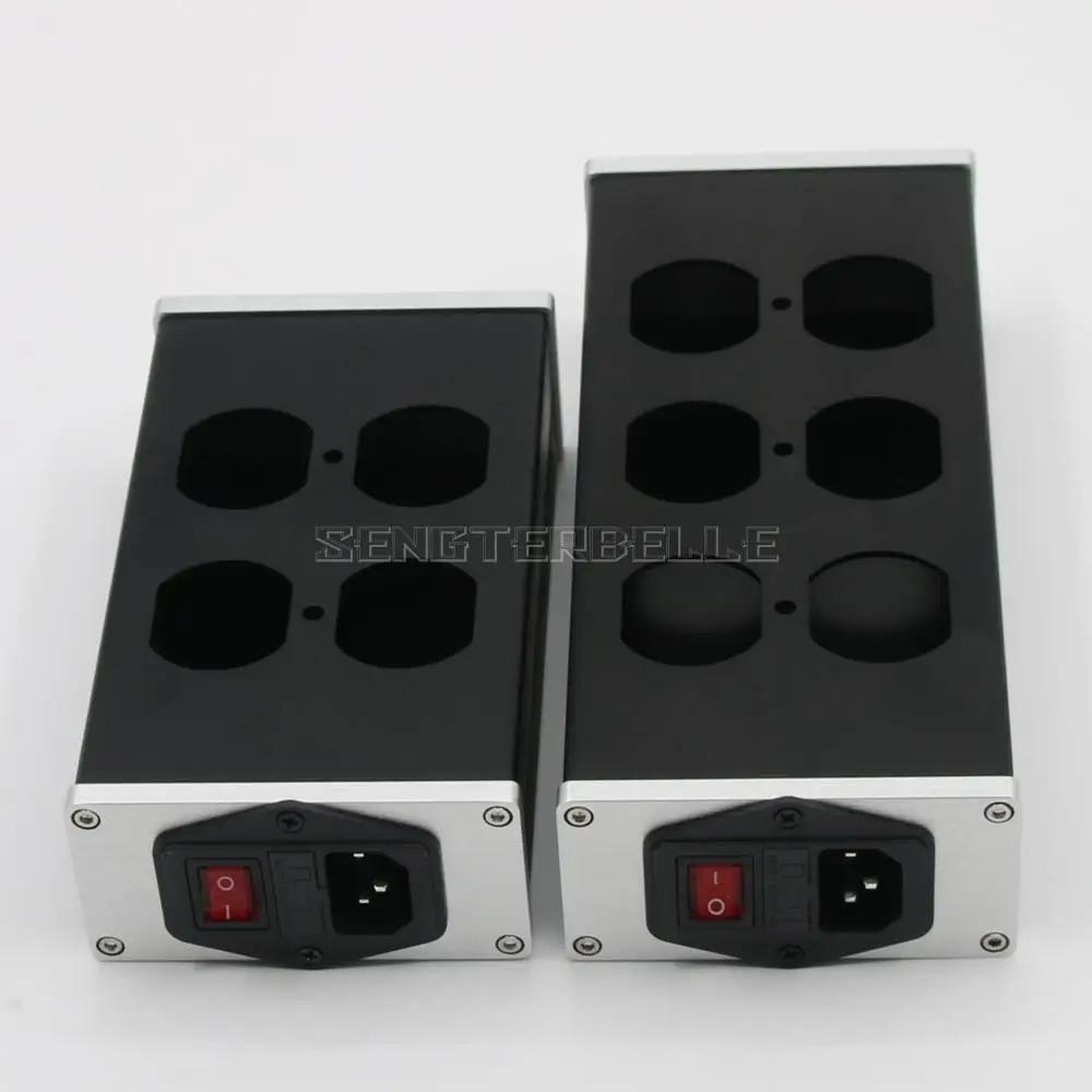 

BZ0905 DIY HIFI Aluminum Chassis US Standard Power Strip Case PSU Box Power Socket Shell