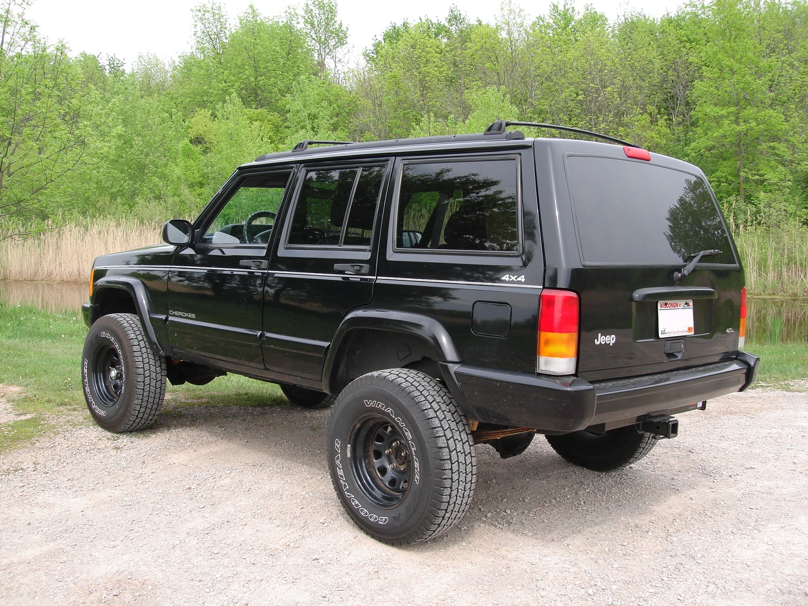 ANGRONG 1x 3 й светодиодный стоп светильник третьего уровня красный для Jeep Cherokee XJ 97