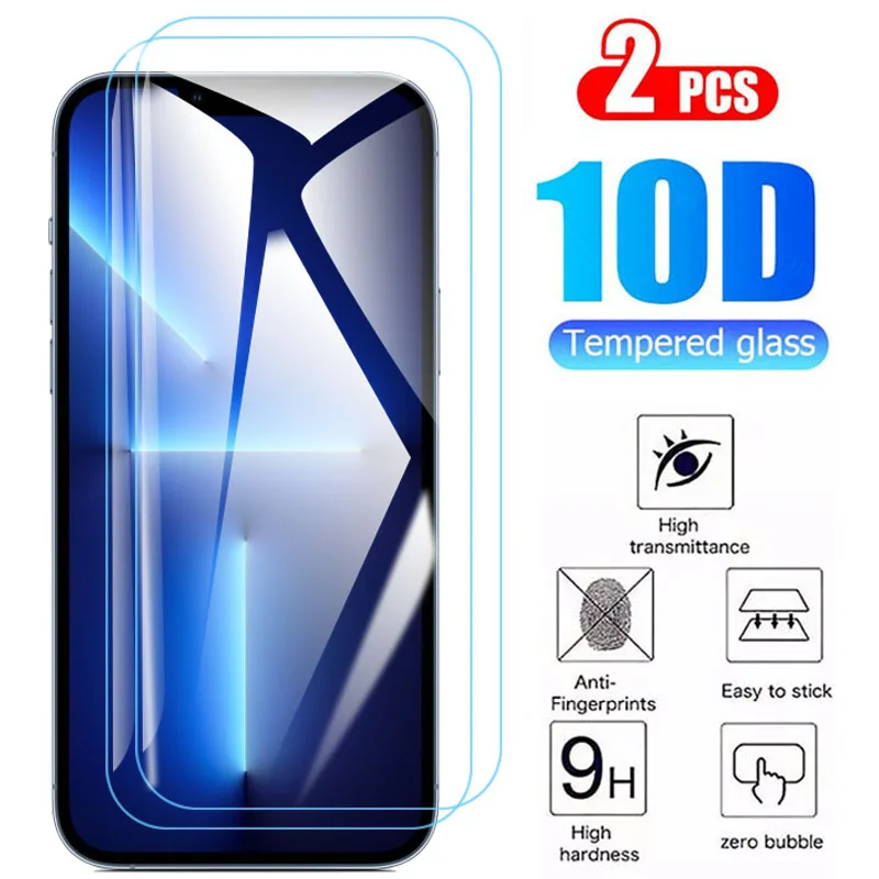 

2Pcs Protective Glass For iphone 13 Pro Max Screen Protector On aiphone 13Pro Max Glas iphone13 ProMax Armor aifone 13 Mini Film