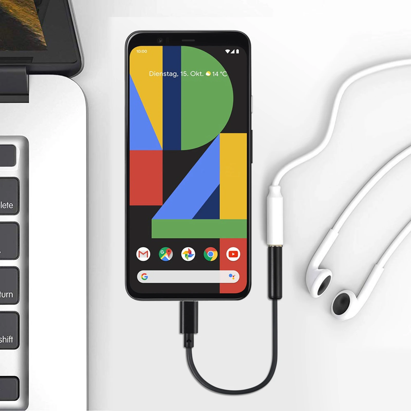 Усилитель для наушников LiNKFOR с USB C на 3 5 мм DAC 32 бит/384 кгц усилитель Google Pixel 2