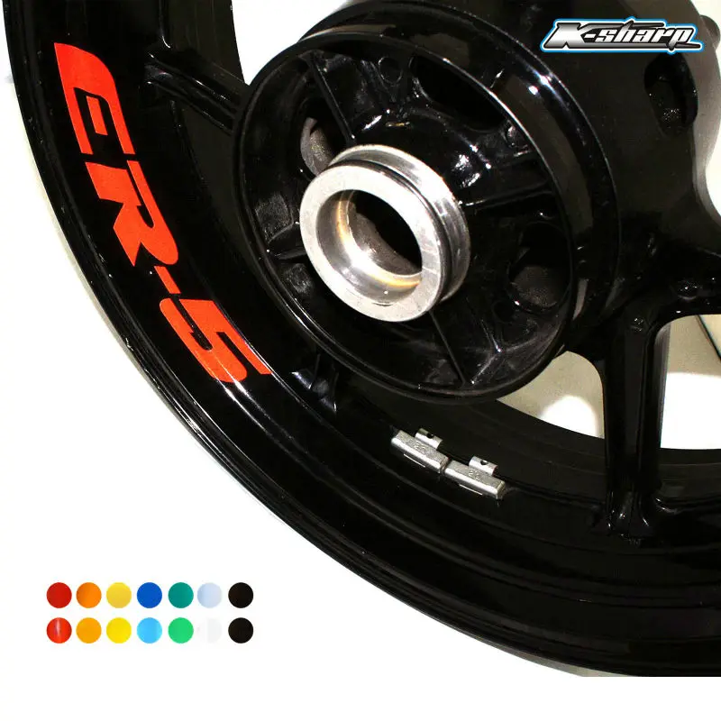 

8 X CUSTOM INNER RIM DECALS WHEEL Reflective STICKERS STRIPES FIT KAWASAKI ER-5