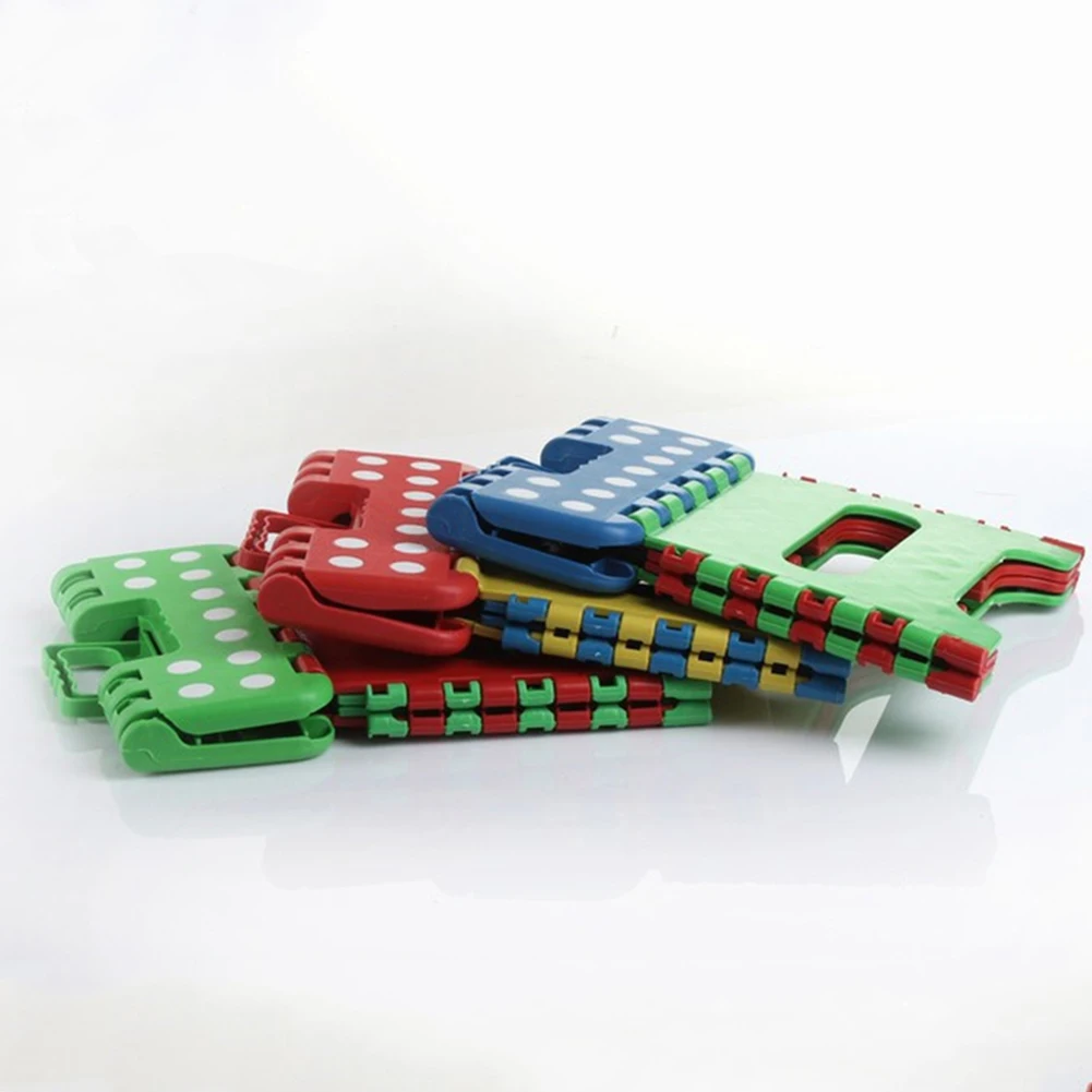 

Outdoor Activity Home Durable Travel Camping Train Furniture Portable Plastic Random Color Kids Folding Stool