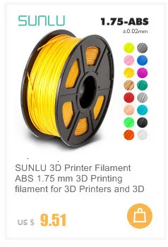 SUNLU 3d Принтер Нити ABS 1 кг 2,2 фунтов 3d печать нити для 3d принтера s и 3D ручки для детей рисование подарок печать