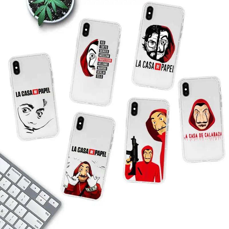 

Spain TV Money Heist House Paper La Casa de papel Phone Case for iPhone 11 12 13 mini pro XS MAX 8 7 6 6S Plus X 5S SE 2020 XR