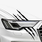Стильные индивидуальные наклейки для автомобильных фар Audi A4 B5 B6 B8 A6 C5 C6 A3 A5 Q3 Q5 Q7 BMW E46 E39 E90 E36 E60 E34
