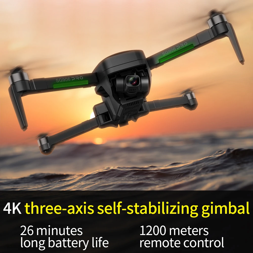 

SG906 Pro Beast 2 GPS Remote Control Drone Three-axis Mechanical Self-stabilizing Gimbal RC Drone Aerial Photography HD Camera