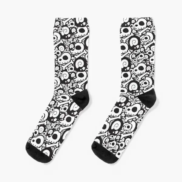 

Fossils And Bones Crew Socks Mens Ankle Women Knee High Black Best