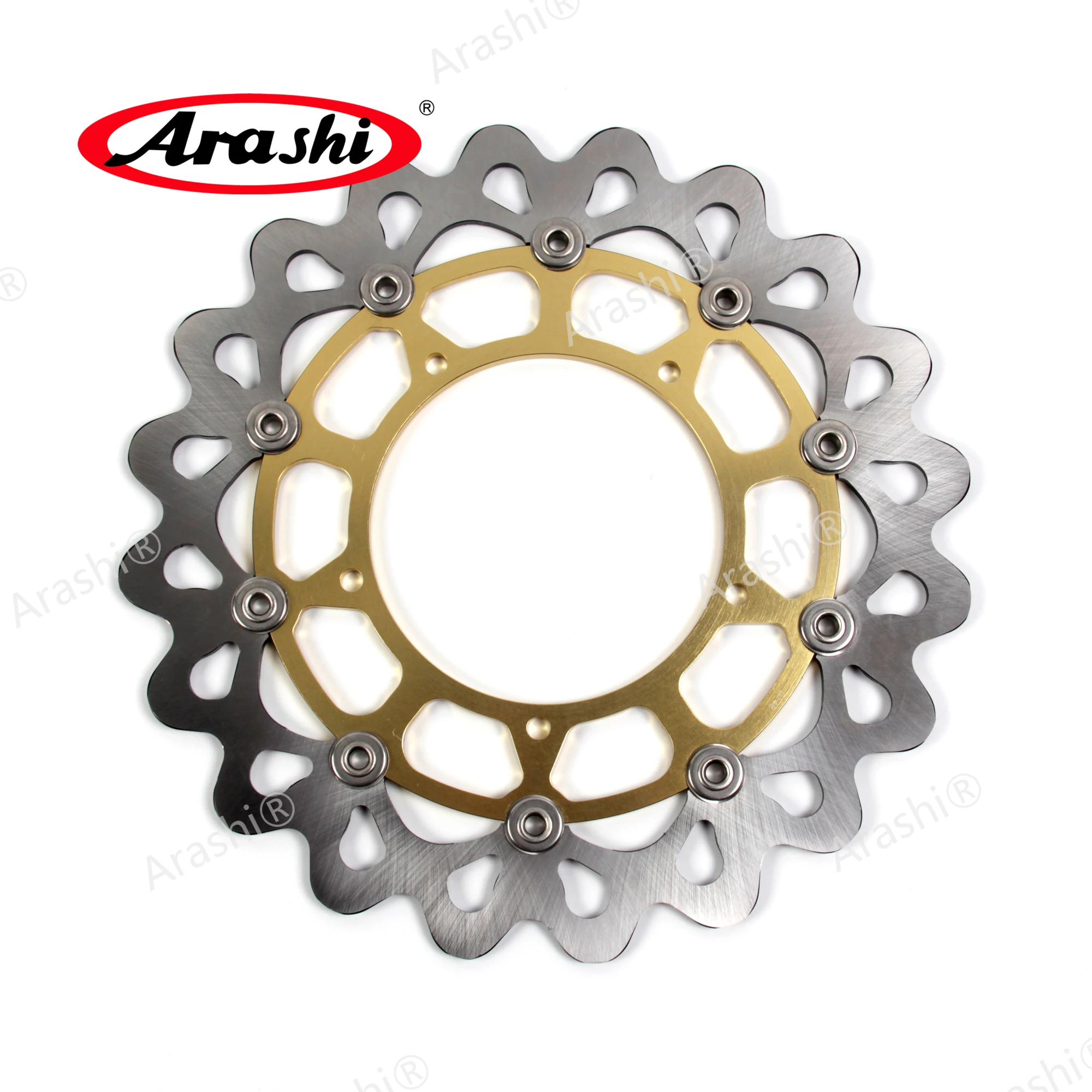 Arashi 1 комплект FZ1 FAZER ABS 2007-2012 CNC Передние Задние тормозные диски роторы для YAMAHA 1000
