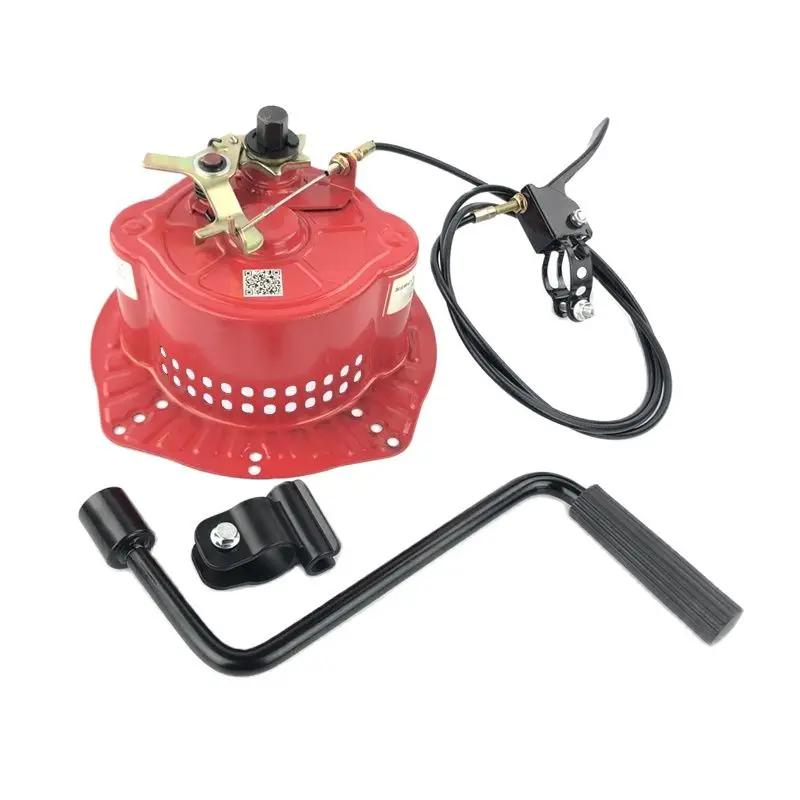 Micro Tiller Hand Crank Free Pull Starter 170F178F186F 188F 192F Diesel Engine Easy To Start Free Pull Air-cooled Diesel Engine