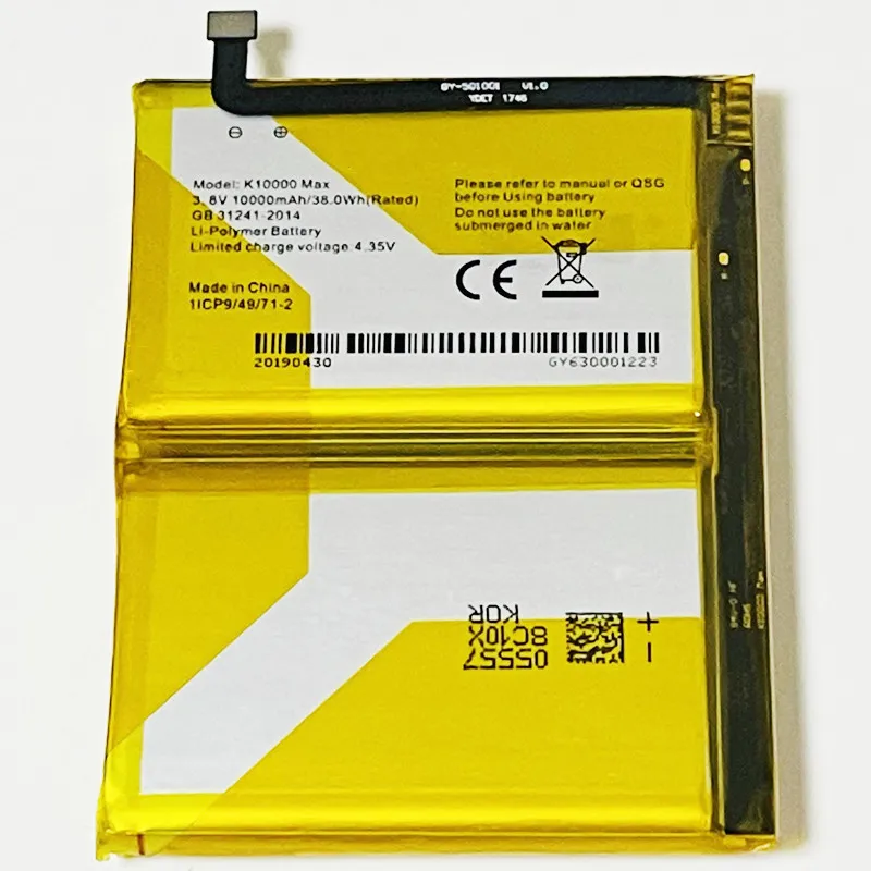 3 8 V 10000mAh для батареи Yezz Epic T|Аккумуляторы мобильных телефонов| |