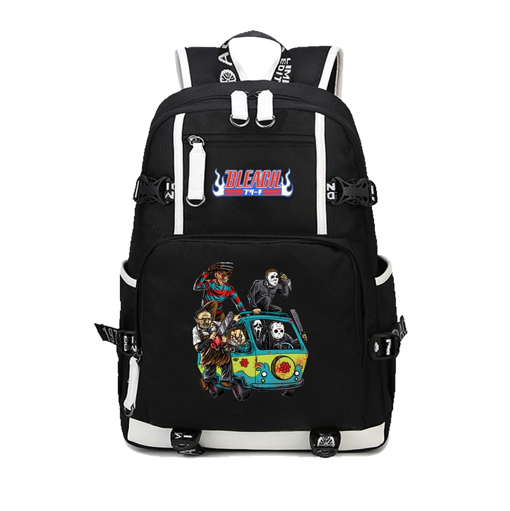 

Anime Bleach Printing Backpack Japan cartoon canvas Boys Girls School Bags for Teenagers shoulder bag Mochila Bagpack