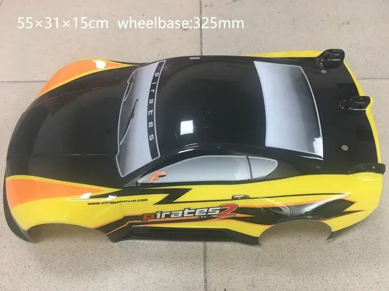 1/8 rc OnRoad Drift бесщеточный ралли Плоский прозрачный корпус змей, Mugen, Xray GT, PC Team C Kyosho Hobao HSP Redcat GT8L GT8LE - Цвет: G